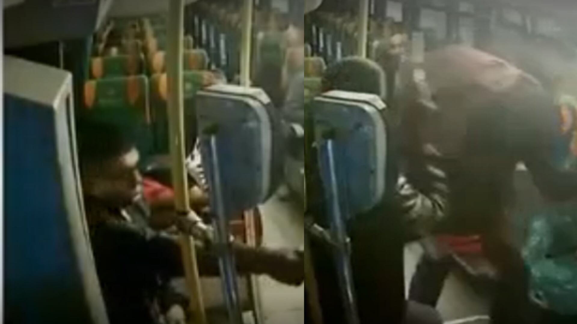 Policía busca a delincuentes que fueron grabados cuando asaltaron con pistola a pasajeros en bus intermunicipal
