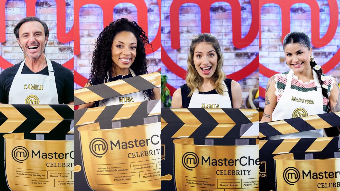 Camilo Sáenz, Nina Caicedo, Ilena Antonini y Martina ‘La Peligrosa’ van a reto de eliminación de 'MasterChef Colombia' ¿quién debe salir?