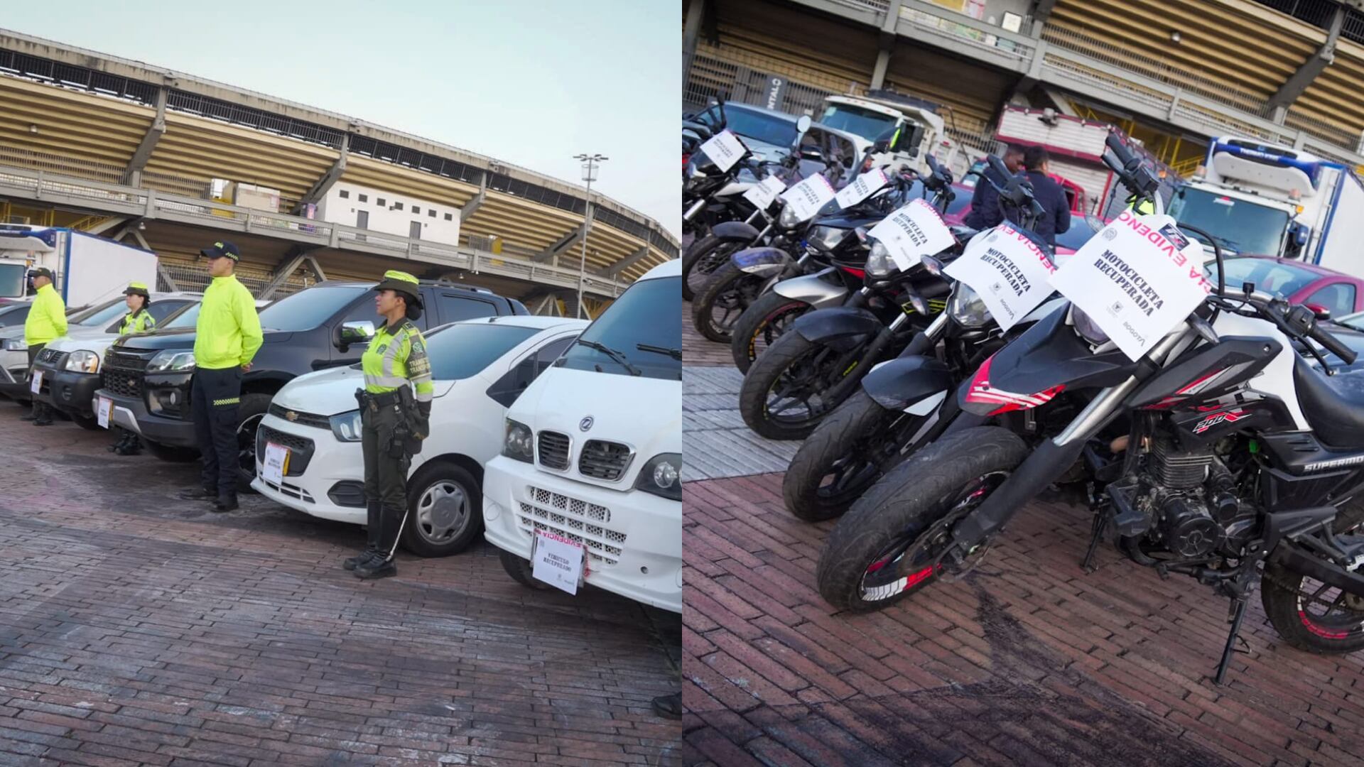 ¿Está el suyo? Policía recuperó carros y motos robadas durante operativo en tres localidades