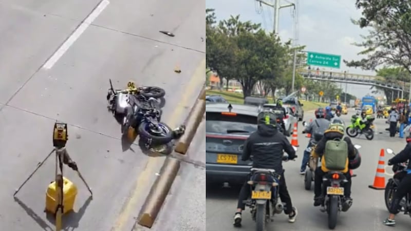 Lamentable: dos motociclistas murieron en un accidente de tránsito en la Avenida Boyacá y NQS