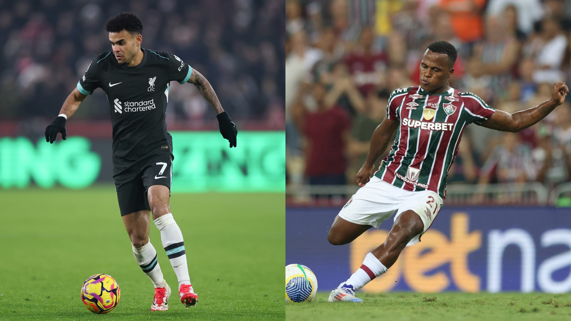 Luis Díaz y Jhon Arias - Fotos: Getty