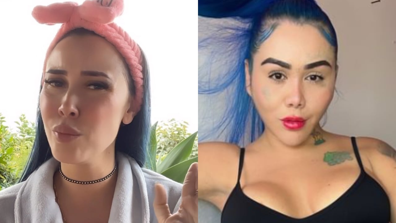 Manuela Gómez y Yina Calderón desde sus redes sociales.