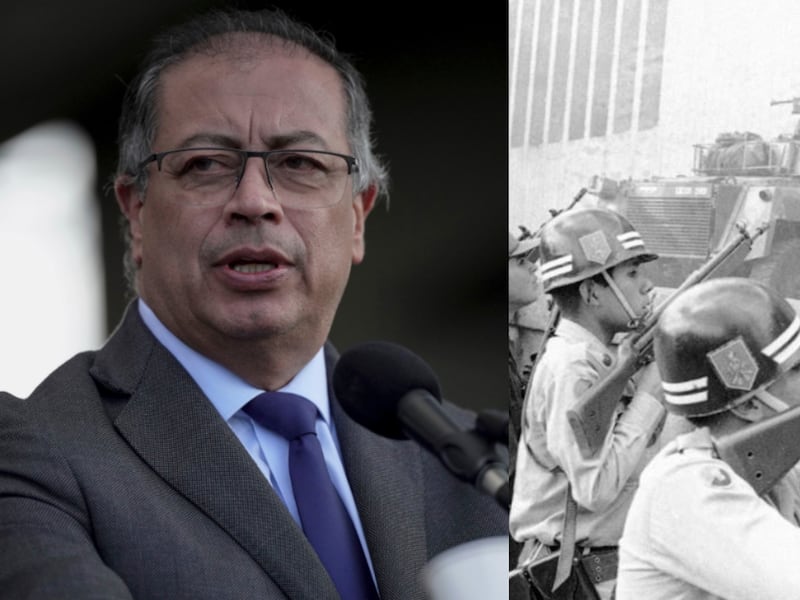 Petro asegura que la “verdad oficial” sobre la toma y retoma del Palacio de Justicia es “mentira”