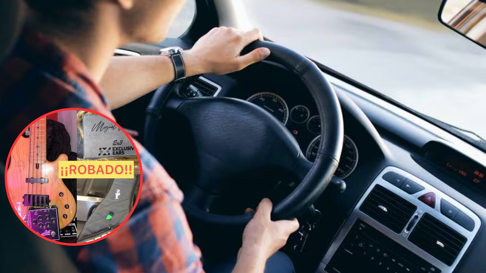 Robo a músico en Bogotá por parte de conductor de InDriver