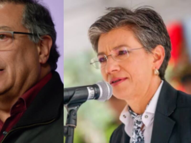 “No sabe sino de traiciones” Petro sobre la candidatura de Claudia López a la presidencia