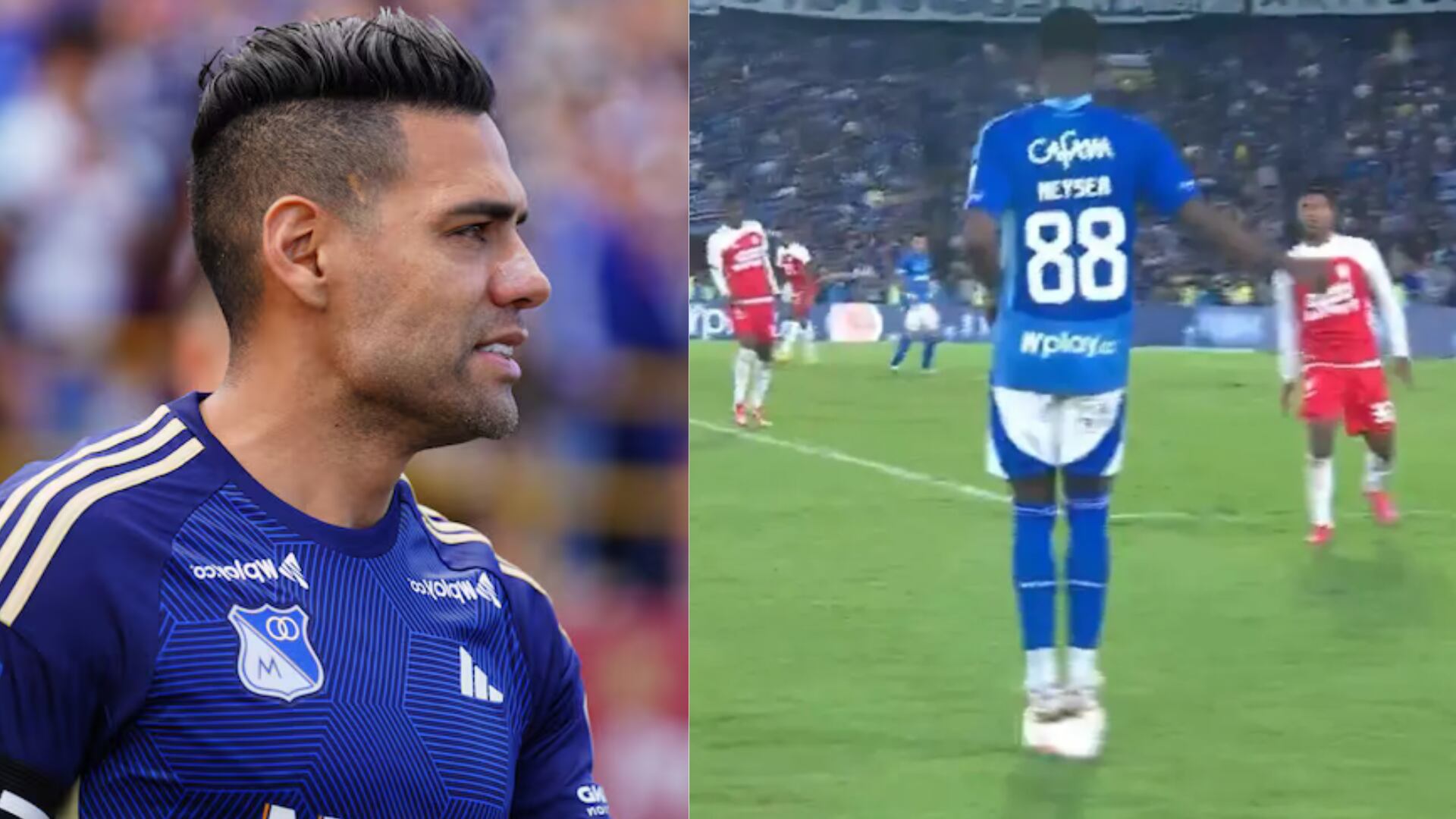 Así celebró Radamel Falcao la victoria en el clásico capitalino