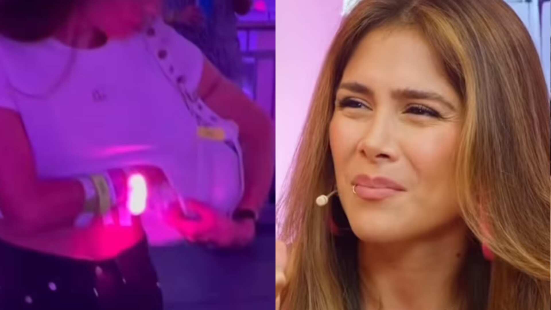 Greeicy se bañó en desodorante en concierto de Karol G