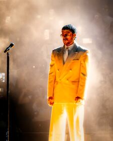 Bad Bunny primera noche de concierto en Medellín 2026.