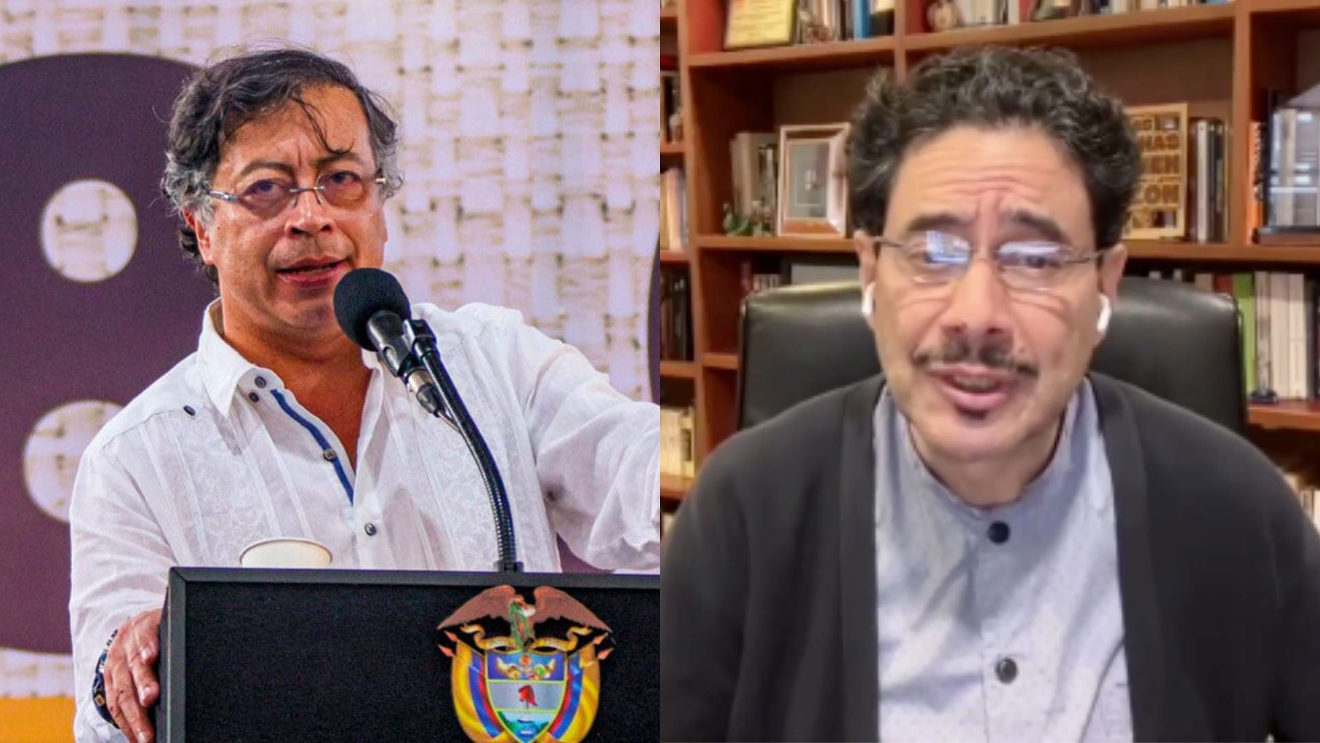 Petro e Iván Cepeda