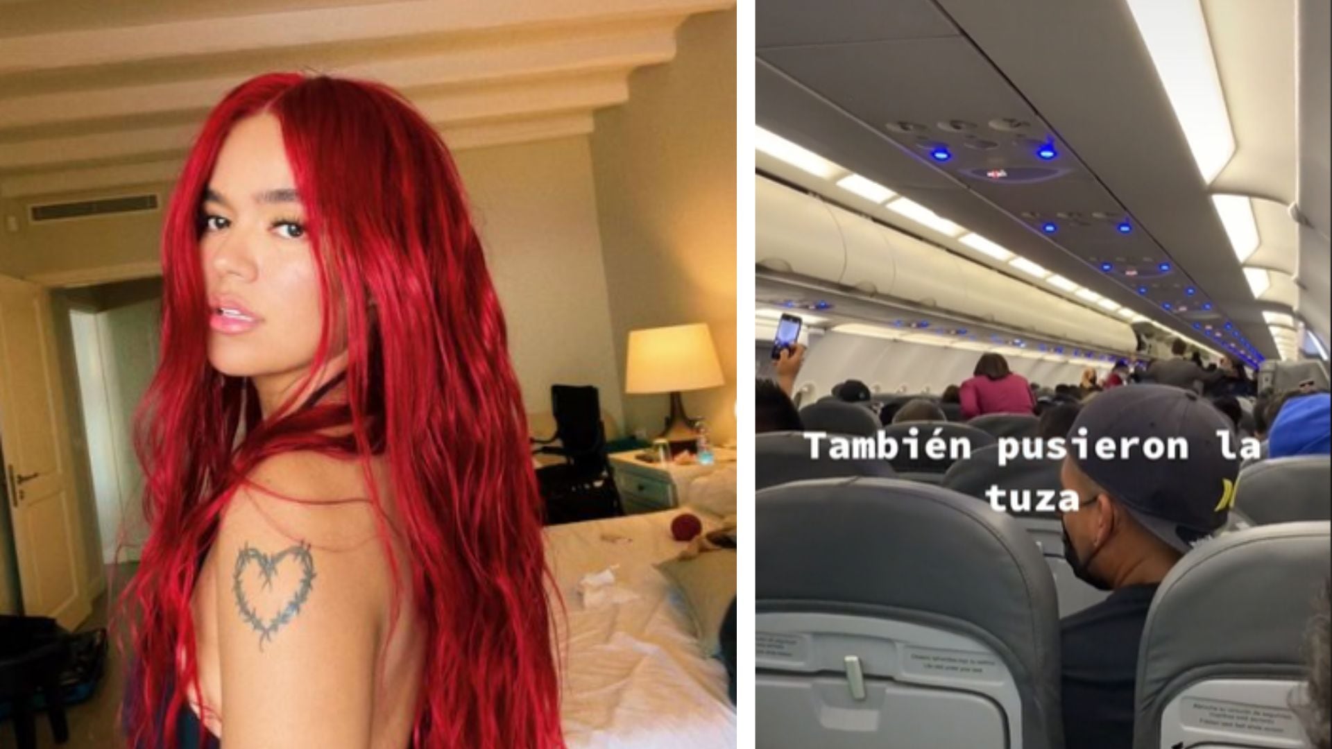 Video se hace viral porque pasajeros de un avión se ponen a cantar 'Tusa' y 'Sálvame'.