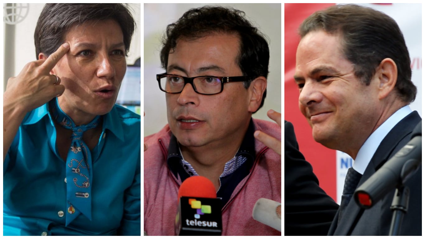 Encuesta presidencial 2018 para Vargas Lleras, Petro y Claudia López