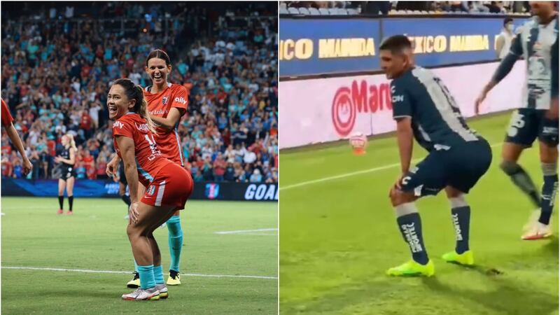 Jugador emuló sexy celebración y las puso a delirar a ellas ¿Quién baila mejor?