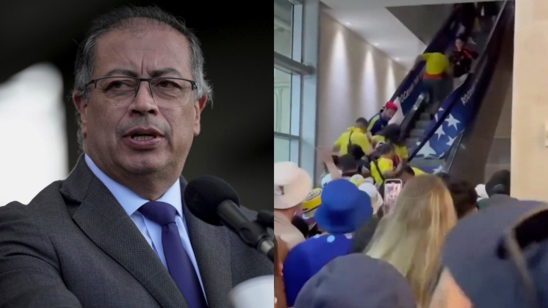 El presidente Gustavo Petro rechazó los desmanes de los colombianos en Estados Unidos en el marco de la final de la Copa América.