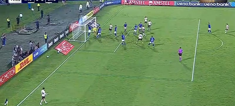 Sarabia salvó a Millonarios del gol de Sao Paulo con jugada en la línea