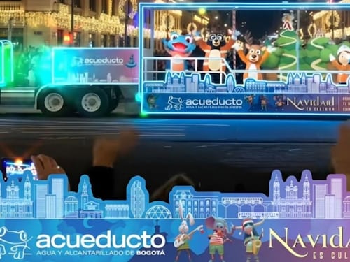 Bogotá se llena de luz: así será el recorrido de la primera ‘Caravana Navideña‘ del Acueducto