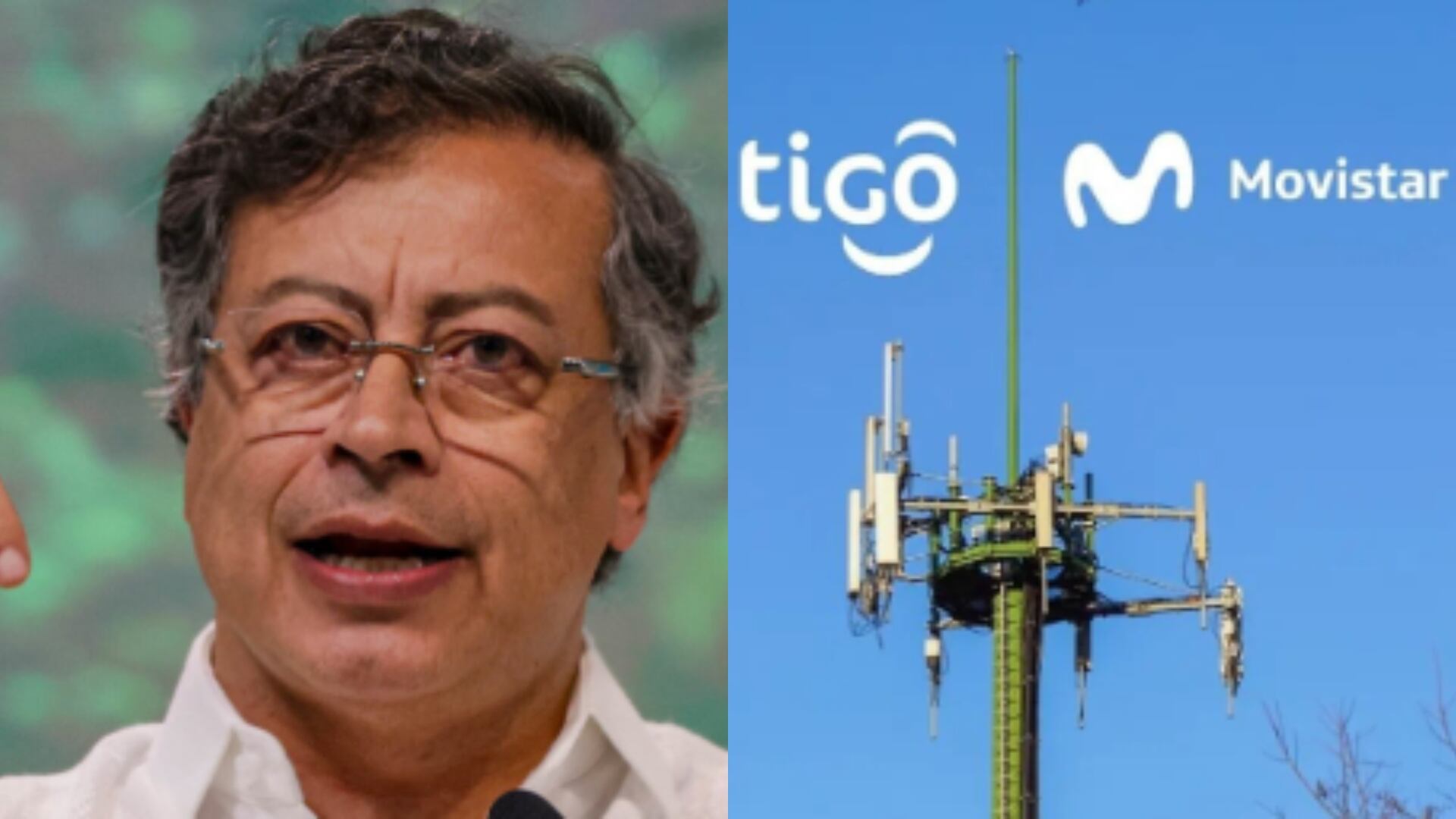 Gustavo Petro se refirió a la unión de Tigo y Movistar.