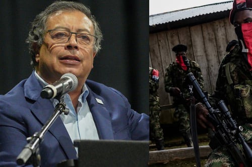 Petro se despachó contra el ELN por paro armado y dijo que la orden a la Fuerza Pública es atacar a esa guerrilla