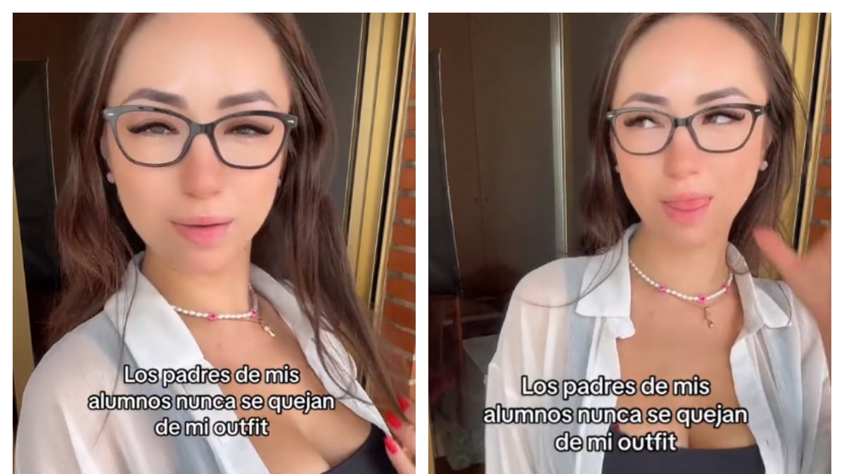 Maestra de ciencias se vuelve viral en TikTok por contar que le es difícil dar clases por su belleza