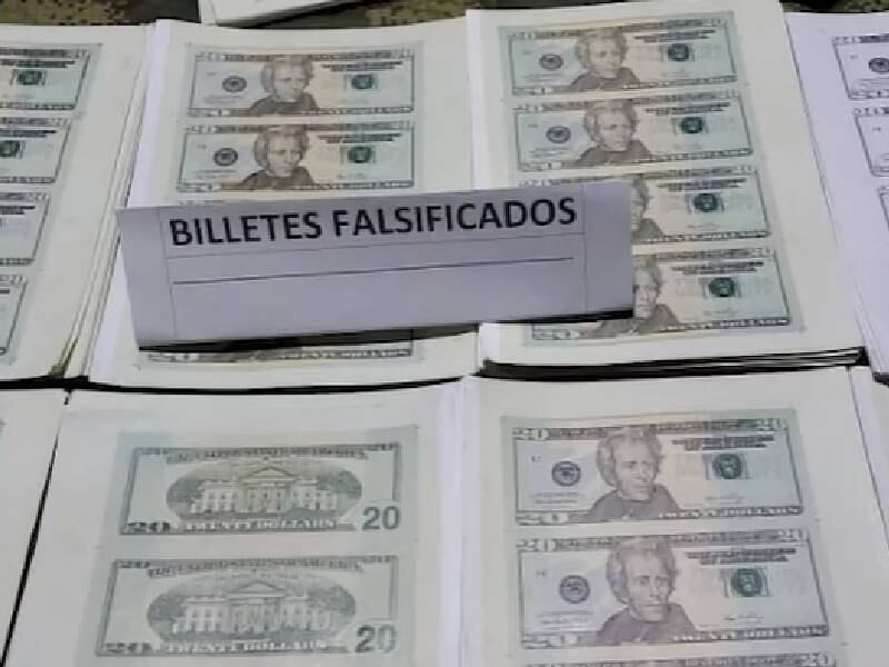 Cae banda que falsificaba dólares y pesos colombianos para venderlos a precios más baratos que las tasa de cambio