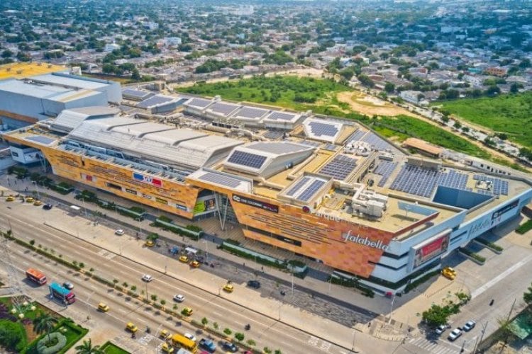 Centro Comercial Parque Alegra en Barranquilla inaugura el mayor parque solar de Sudamérica
