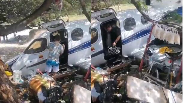 Avioneta se estrelló contra comerciantes en Santa Marta
