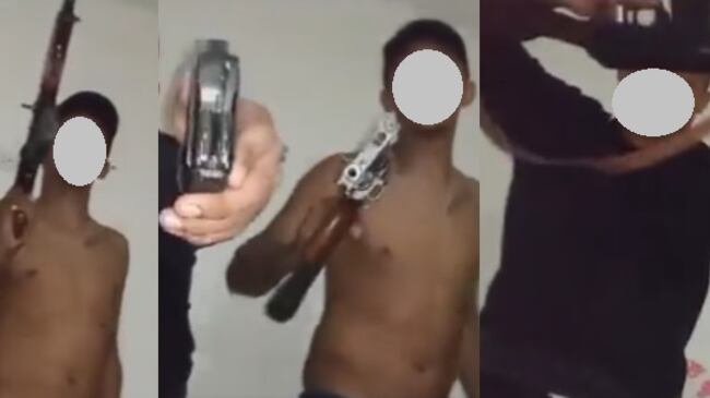 Nuevo video hallado en celular incautado a banda Los Costeños en Barranquilla.