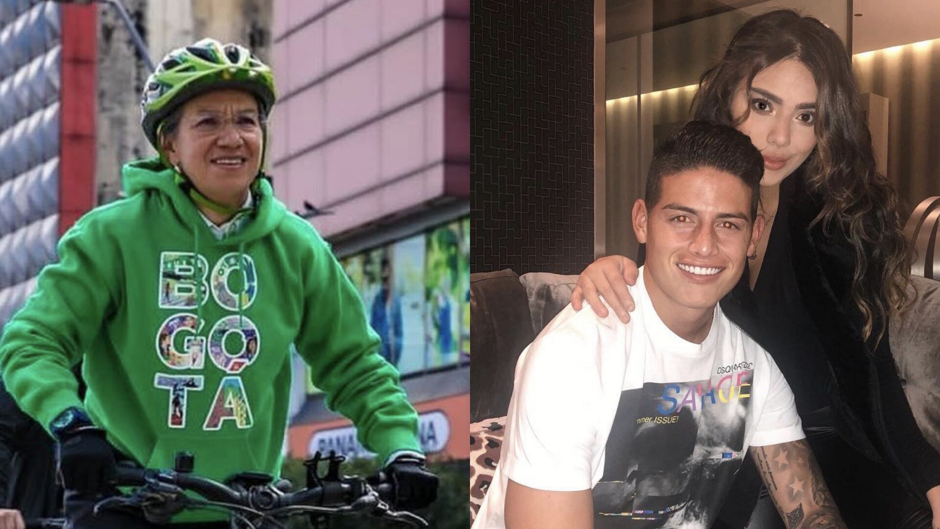 Hermana de James Rodríguez estalló contra Claudia López