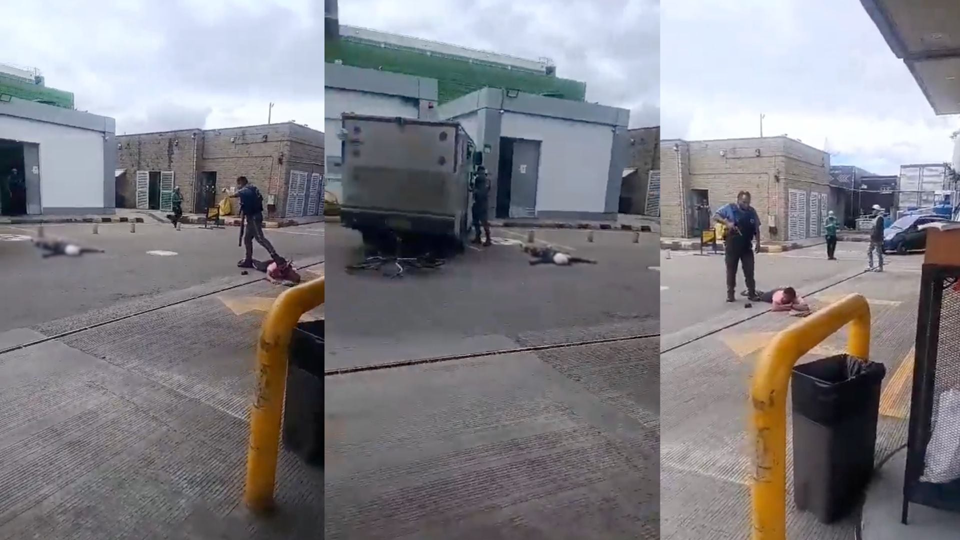 Balacera en Soacha: frustran robo a carro de valores y le dispararon al presunto a ladrón
