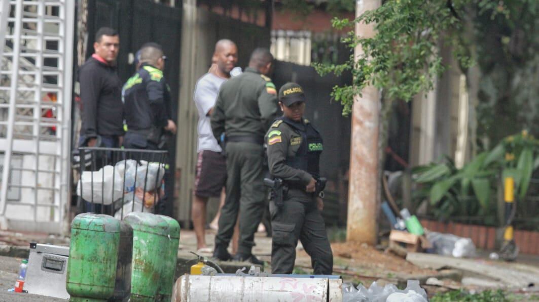 Este es el panorama del batallón Pichincha luego del ataque de las presuntas disidencias de las Farc en Cali.