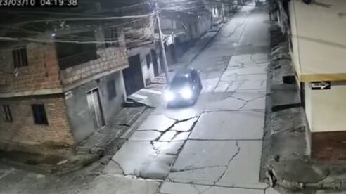 Imagen del temblor en San Gil.