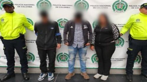 Foto capturan a banda ‘Pasadena’ que robaba viviendas infiltrándose como guardias en Bogotá..