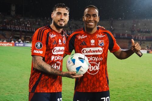 Futbolista del Medellín le dedicó su gol a su papá hasta el cielo y a su mamá que lucha contra el cáncer