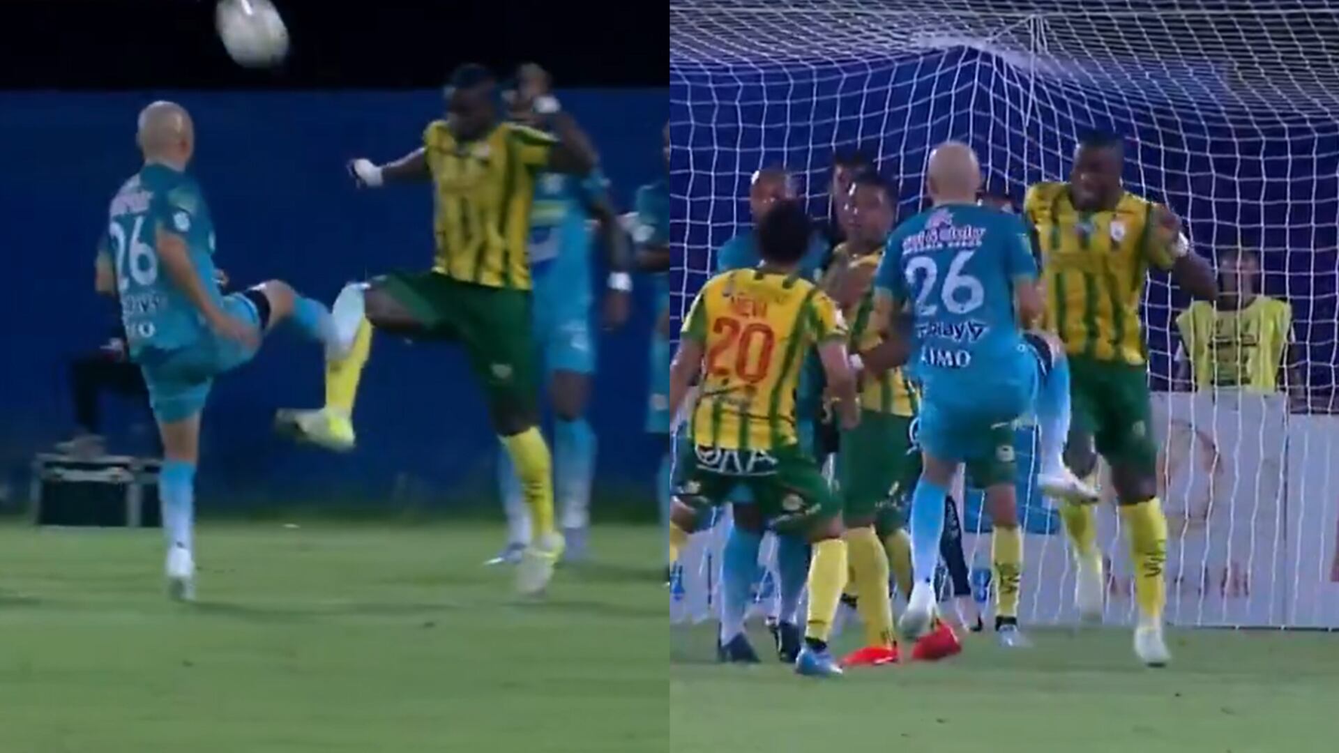 Penal al Real Cartagena - Fotos: Capturas de pantalla de Win Sports