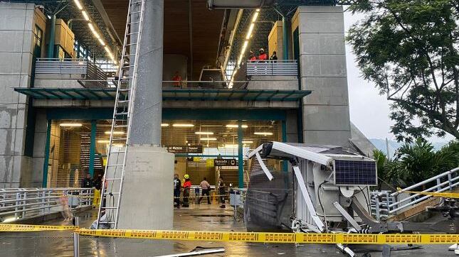 Accidente cabina del metrocable de Medellín