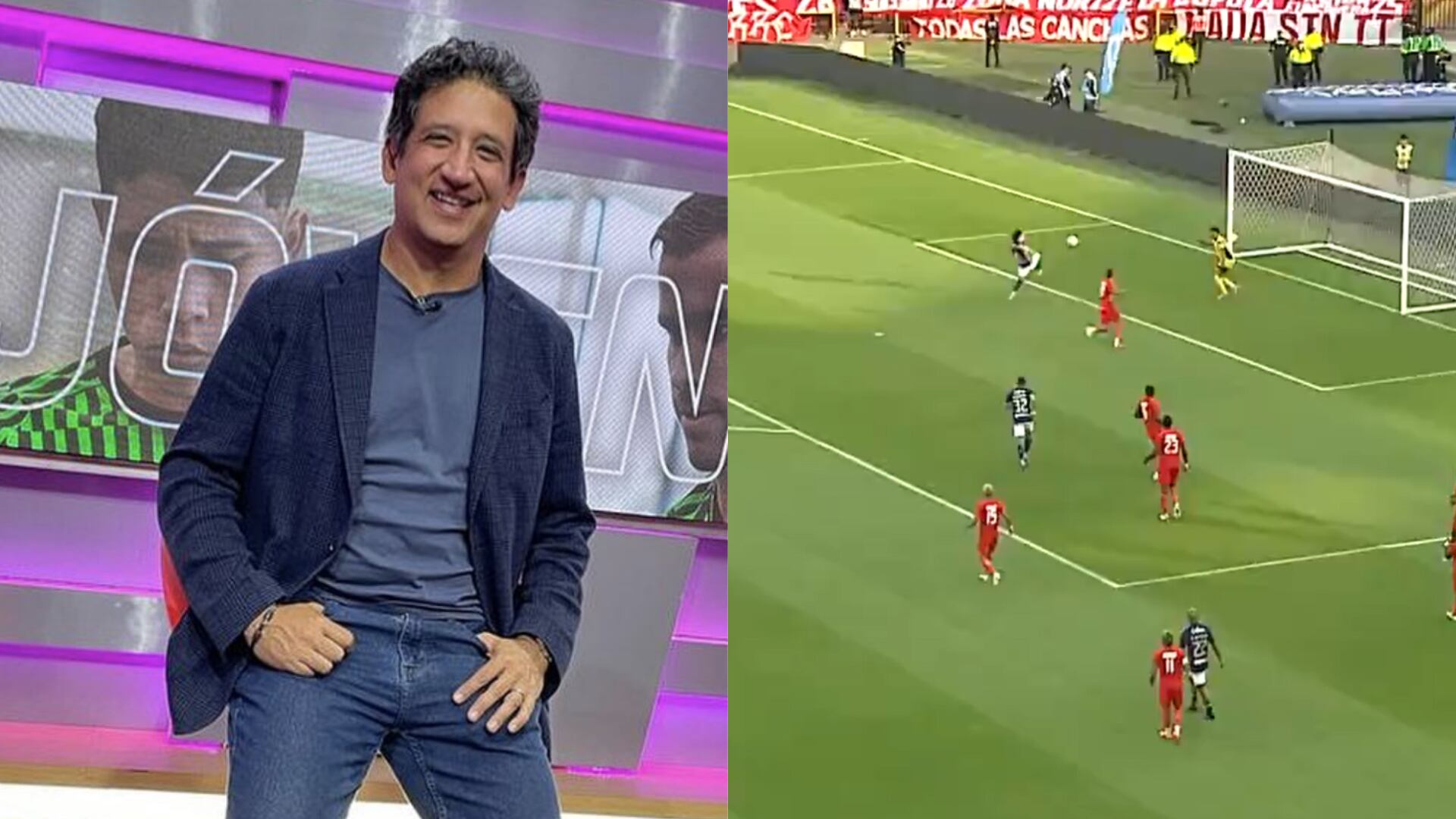 Antonio Casale y Partido Millonarios - América - Fotos: Capturas de pantalla de redes sociales