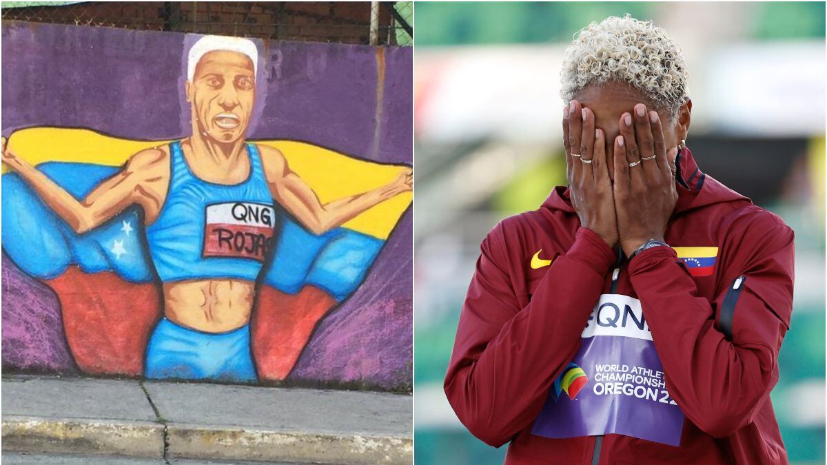 Yulimar Rojas se niega a competir hasta que borren horrible mural en su honor