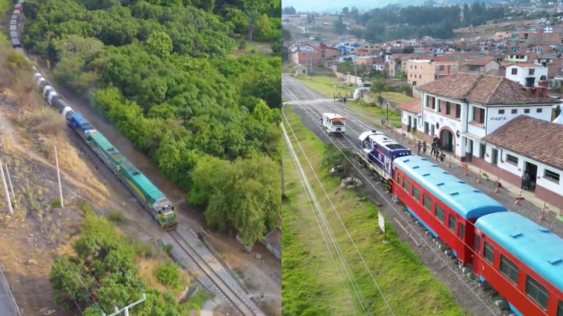 El presidente Gustavo Petro celebró que su proyecto de tren entre los departamentos del país, sea una realidad.