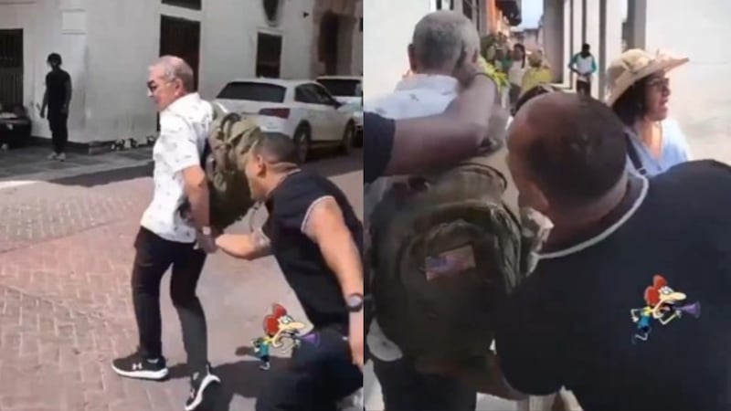 “Tengo pruebas y puedo dar los nombres de los amantes”: Video revela agresión a exalcalde de Cartagena y su reacción genera polémica