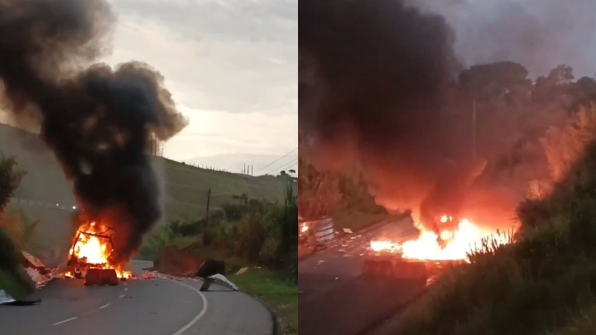 Nuevo atentado en la vía Panamericana.