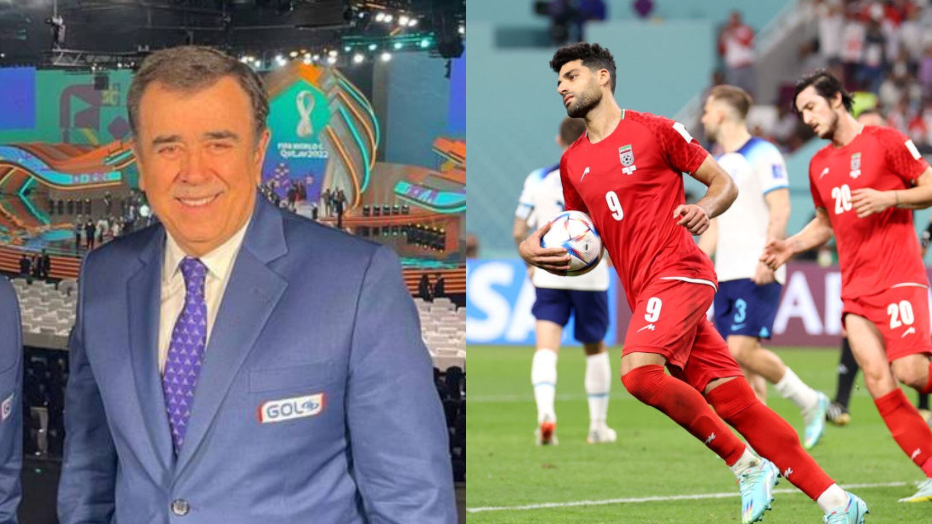 Periodista español se llevó sorpresa con la Selección de Irán.