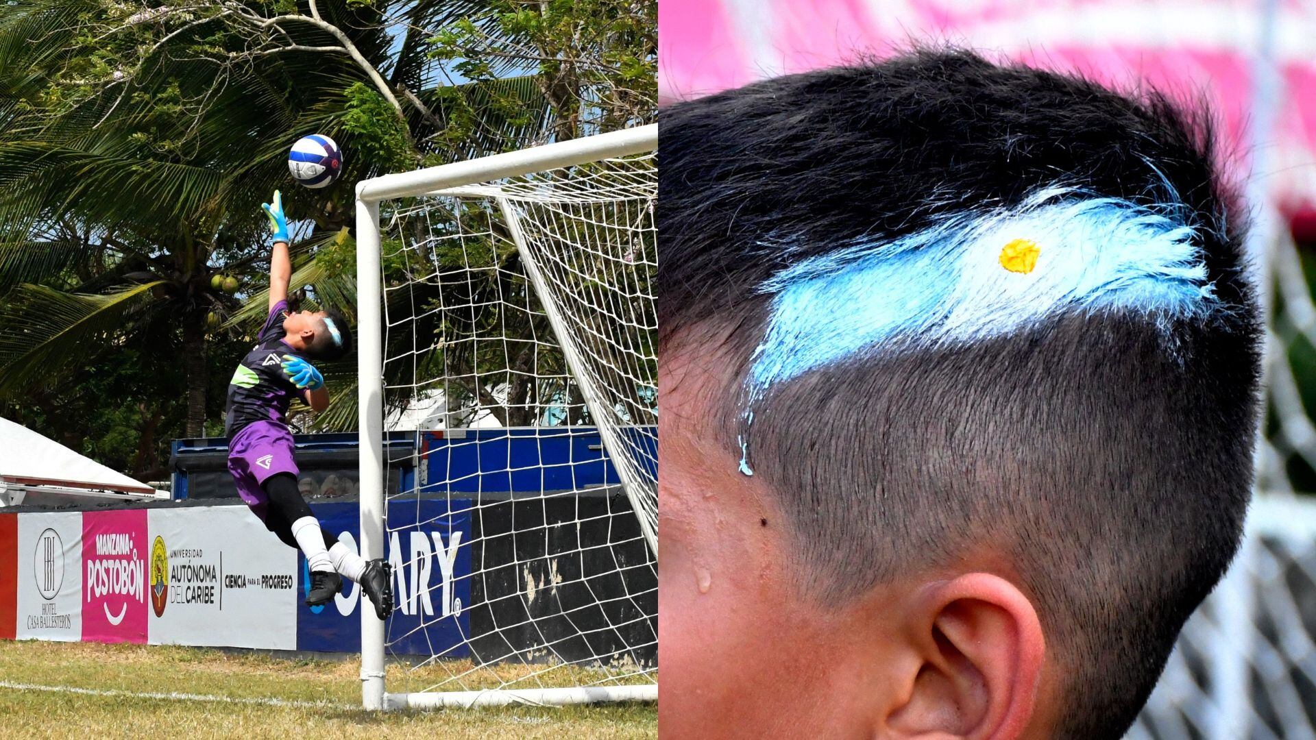 Conozca a Jesús Arbeláez, el niño monteriano que quiere ser como Emiliano 'Dibu' Martínez.