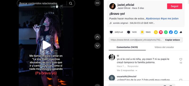 Exparticipante de ‘La Voz Kids’ confesó que estaba siendo abusada mientras estaba en el reality