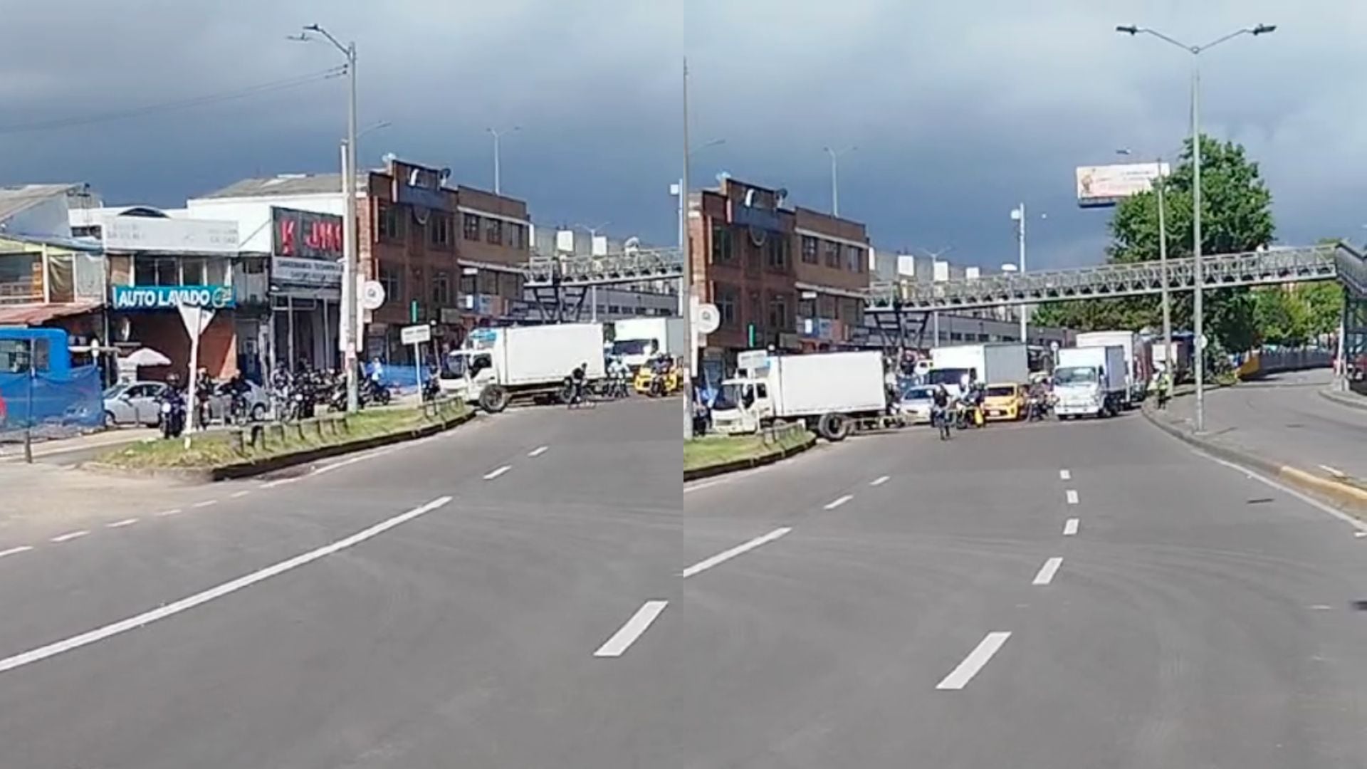 Accidente en la calle 80