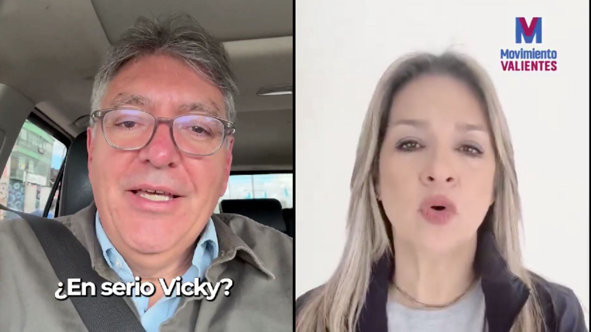 Exministro Mauricio Cárdenas y Vicky Dávila