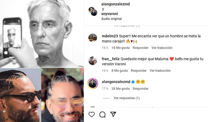 Miguel Varoni desde sus redes sociales