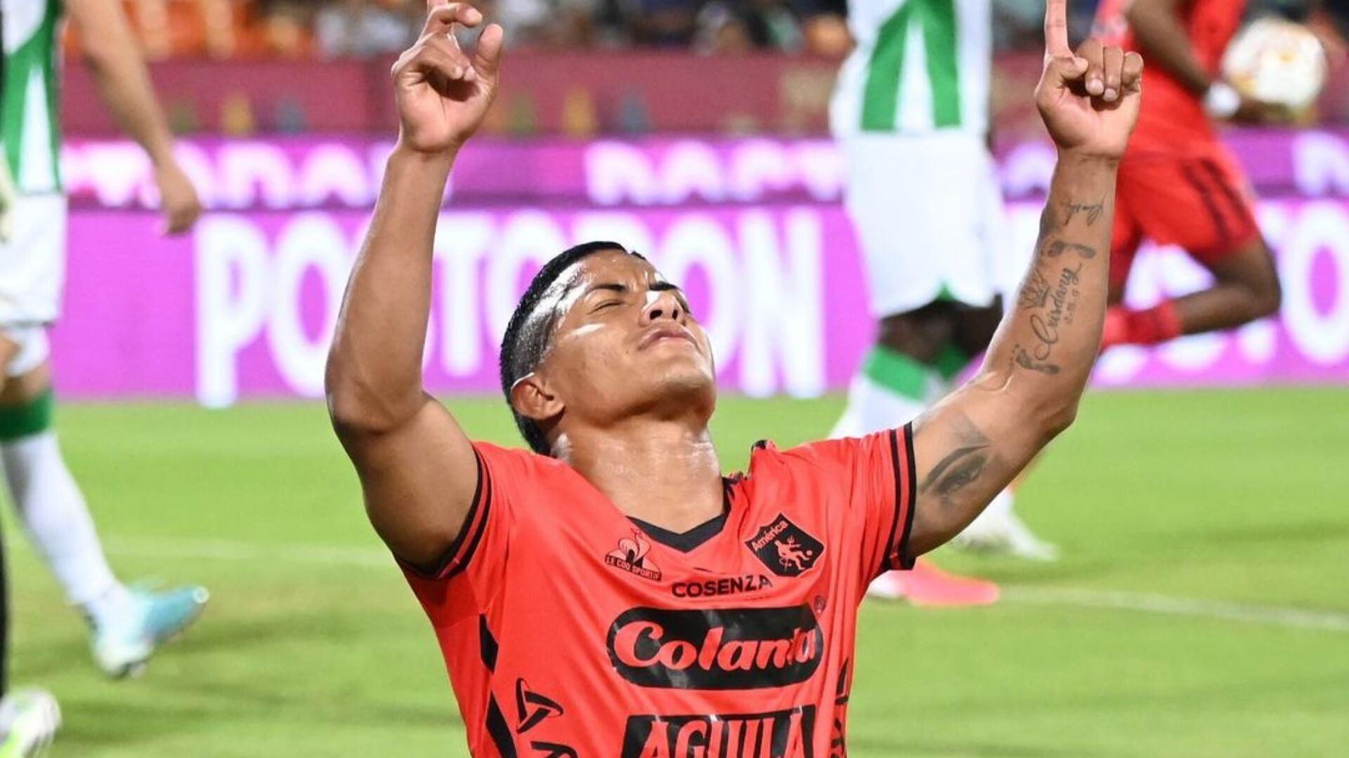 América vs. Nacional: vea los 38 pases previos al gol de Cristian Barrios