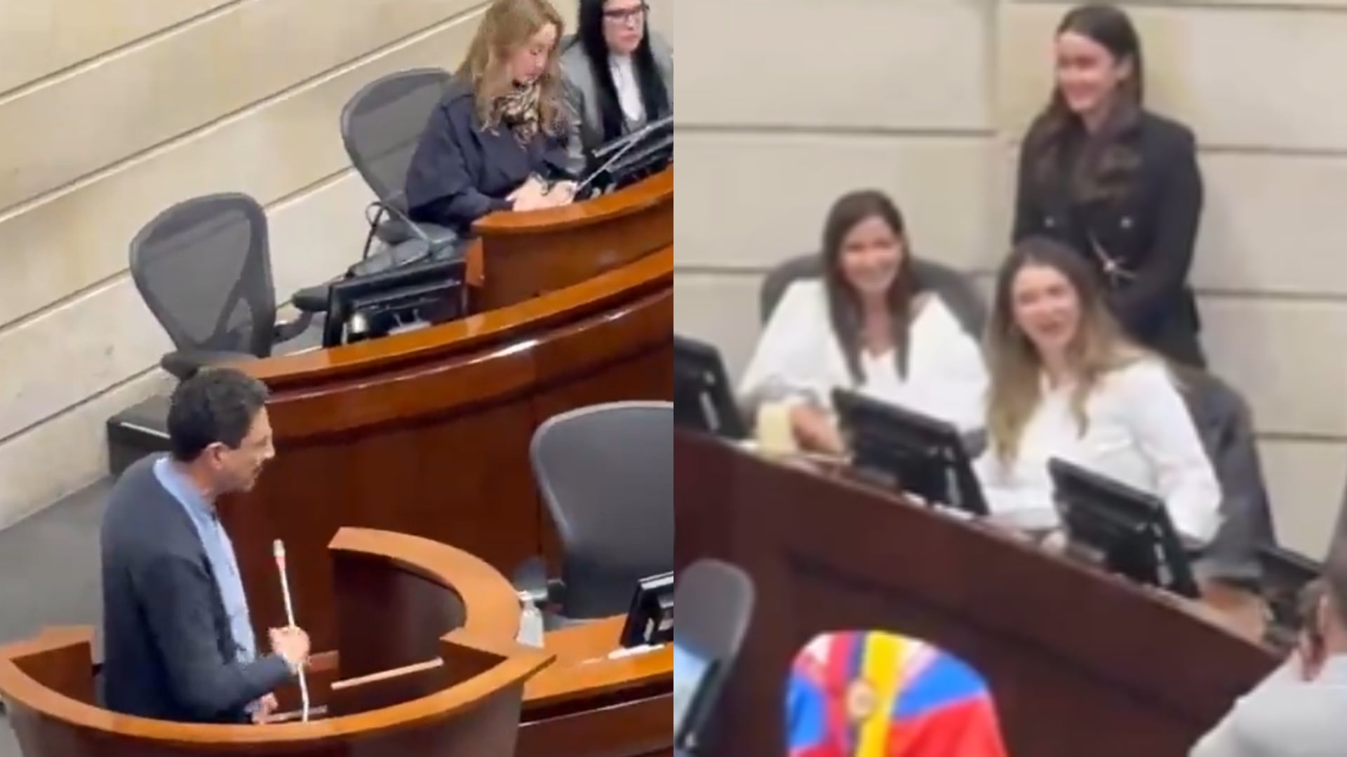 Iván Cepeda critica a Paloma Valencia por la presencia en el Congreso de Ciro Ramírez.