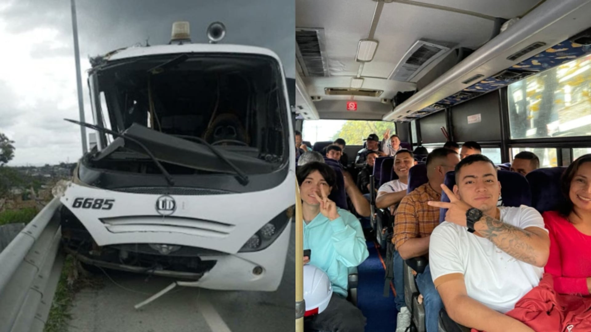 Estudiante cuenta detalles de lo que le dijo su profesor antes del siniestro vial en la vía La Línea.