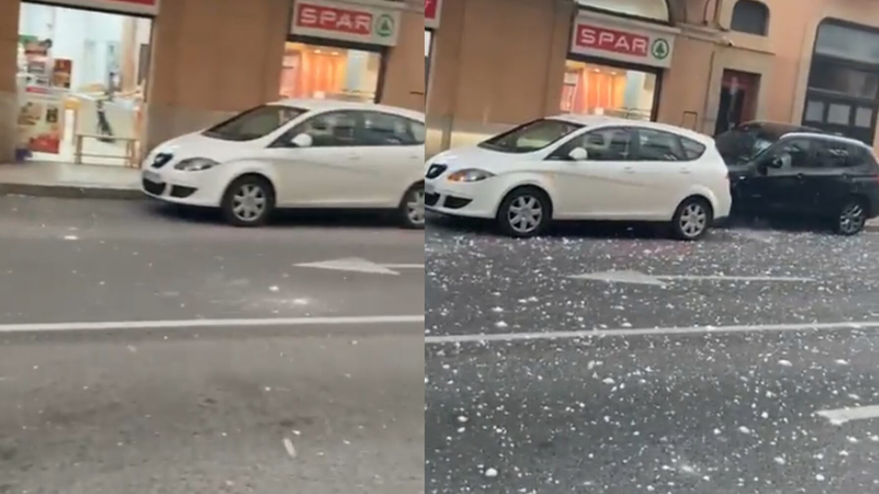 Granizada en España. Murió bebé tras impacto de un granizo