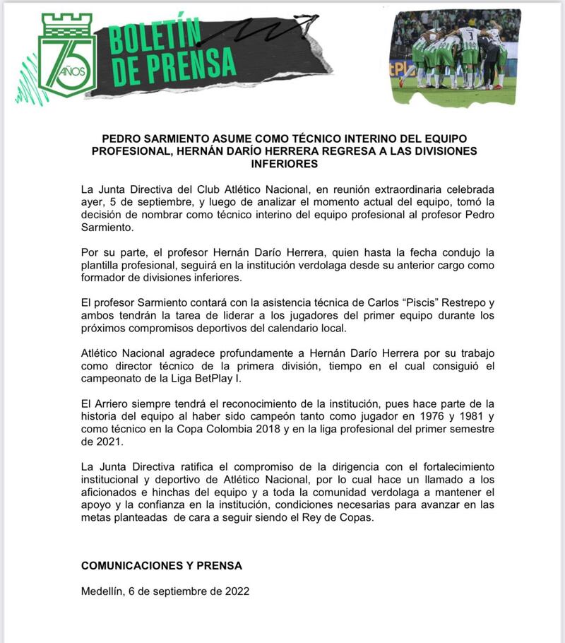 Nacional se pifió en su comunicado y se ‘adjudicó’ un título del Tolima